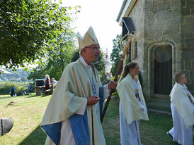 100 Jahrfeier Weingartenkapelle in Naumburg mit Bischof Dr. Michael Gerber (Foto. Karl-Franz Thiede)